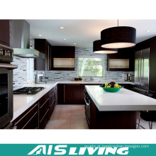 Mobília dobro feito-à-medida e modular dos armários de cozinha da cor (AIS-K914)
